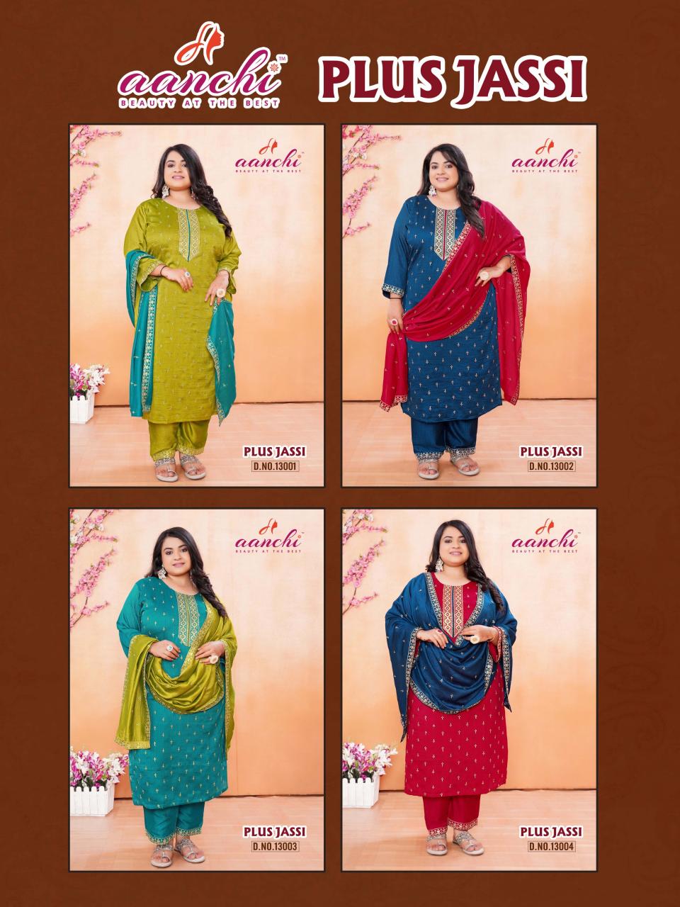 Aanchi PLUS JASSI KURTI Wholesale catalog