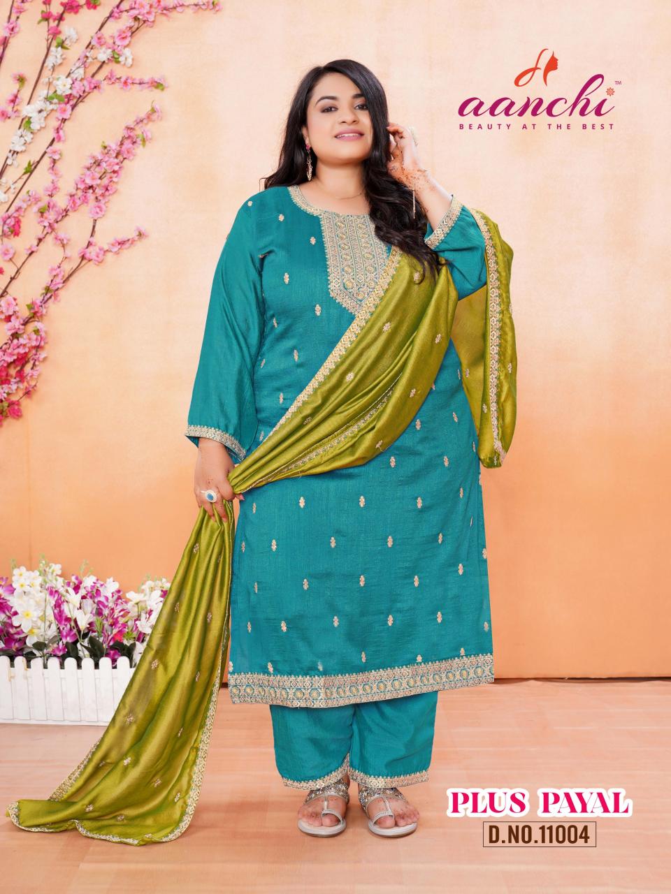 Aanchi PLUS PAYAL KURTI wholesale catalog