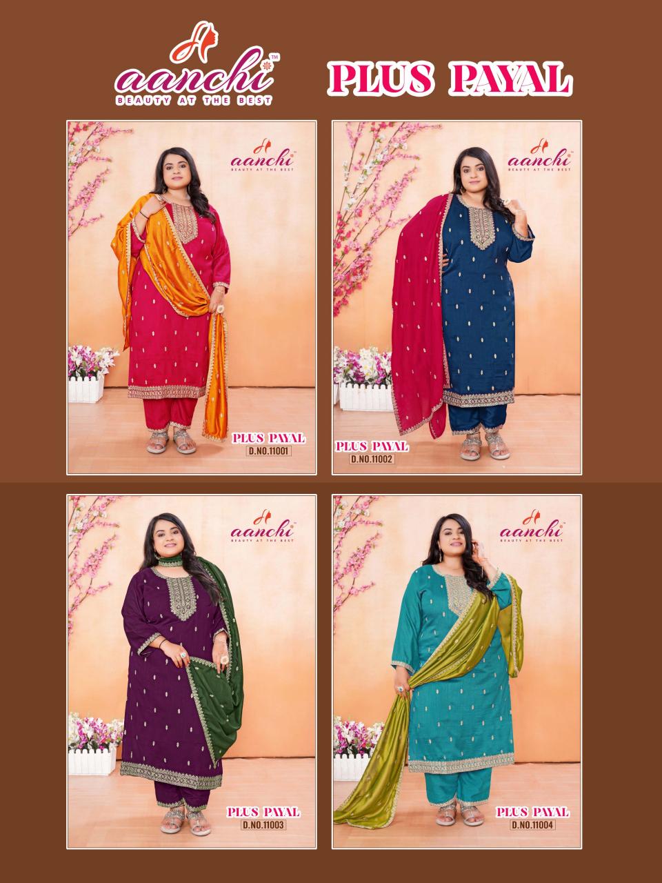Aanchi PLUS PAYAL KURTI wholesale catalog
