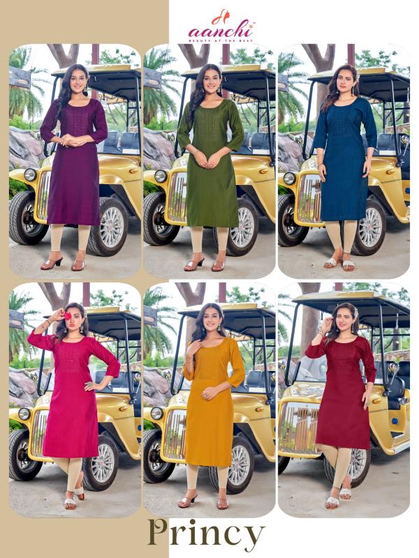 Aanchi PRINCY Kurti Wholesale catalog