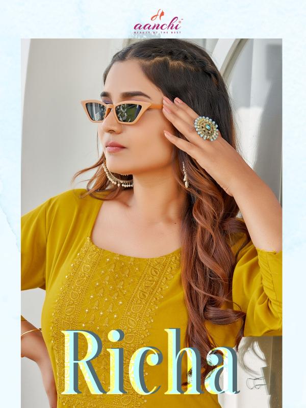 Aanchi RICHA kurti wholesale catalog