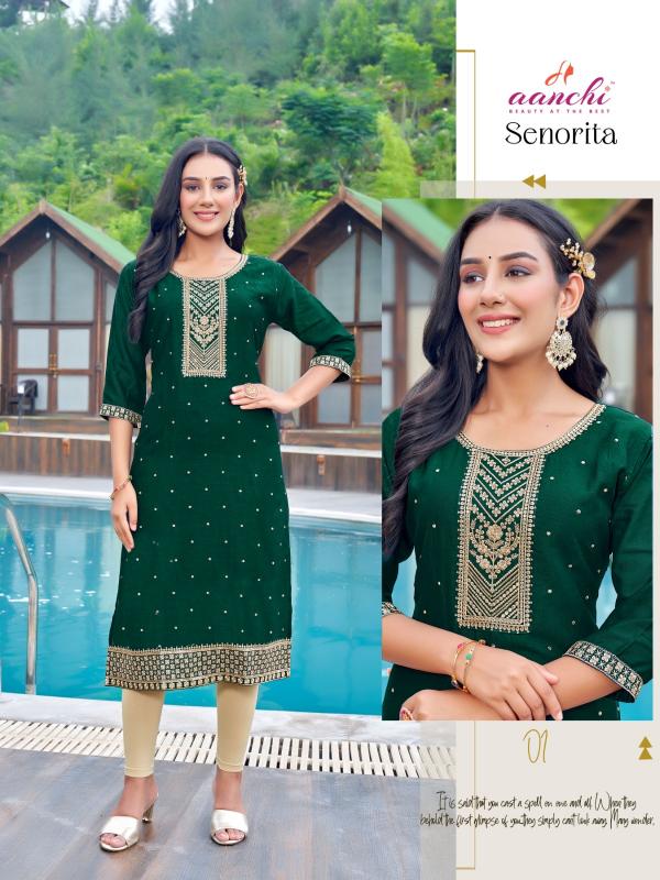 Aanchi SENORITA Kurti Wholesale catalog