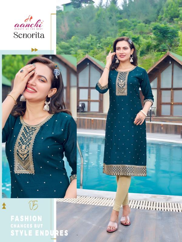 Aanchi SENORITA Kurti Wholesale catalog