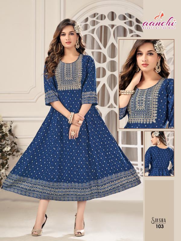 Aanchi  SIKSHA kurti wholesale catalog