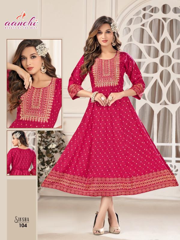 Aanchi  SIKSHA kurti wholesale catalog
