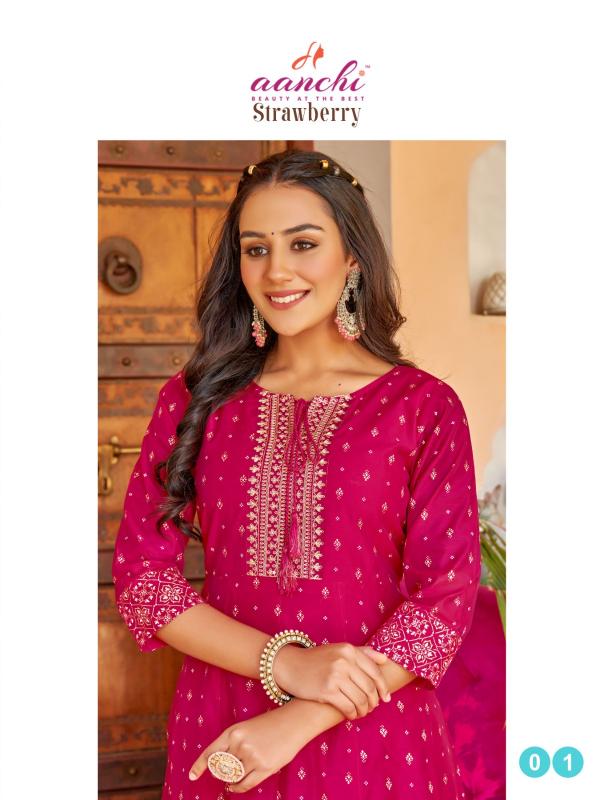 Aanchi STRAWBERRY Kurti Wholesale catalog