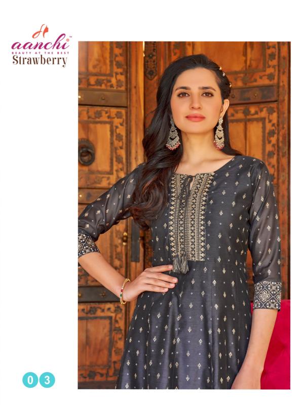 Aanchi STRAWBERRY Kurti Wholesale catalog