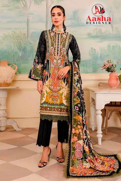 Aasha 1088 And 1089 Chiffon Dupatta Salwar Kameez Wholesale catalog