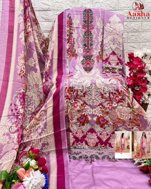 Aasha 1088 And 1089 Chiffon Dupatta Salwar Kameez Wholesale catalog