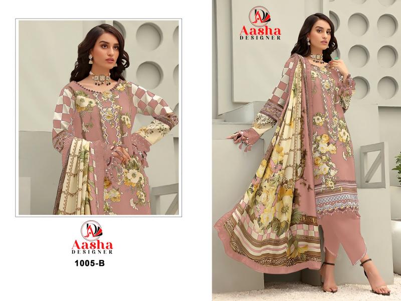 Aasha Queens Vol 1 Cotton Dupatta Pakistani Salwar Kameez wholesale catalog