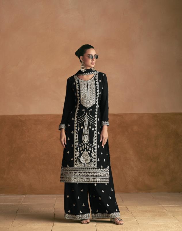 Aashirwad Meraki Chinnon Silk Premium Suits wholesale catalog