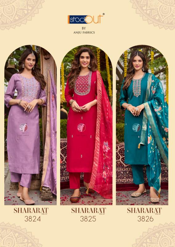 Anju Fabrics Shararat 7 Viscose Modal Kurti wholesale catalog