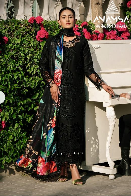 Anamsa 486 Rayon Pakistani Salwar Kameez wholesale catalog