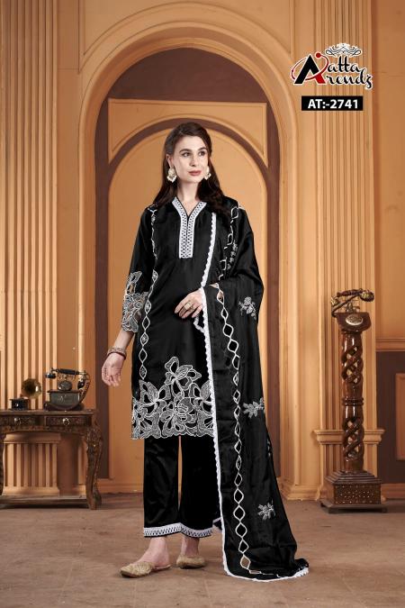 Atta Trendz 2741 Soft Orgenza salwar kameez Wholesale catalog