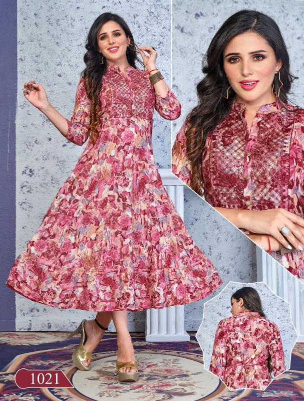 Beauty Queen Chic Rose-4 Kurti Wholesale catalog