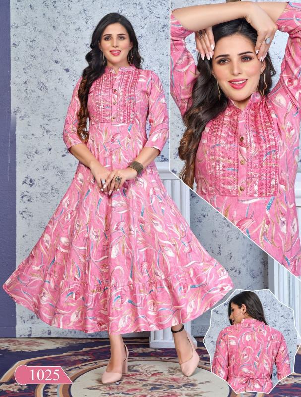 Beauty Queen Chic Rose-4 Kurti Wholesale catalog