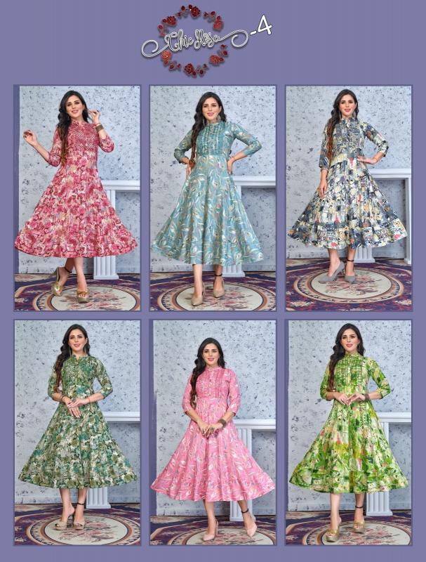 Beauty Queen Chic Rose-4 Kurti Wholesale catalog