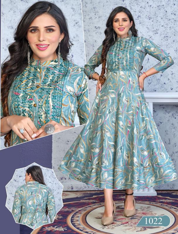 Beauty Queen Chic Rose-4 Designer kurti wholesale catalog