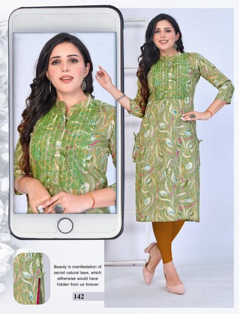 BEAUTY QUEEN GORGEOUS YOU Kurti Wholesale catalog