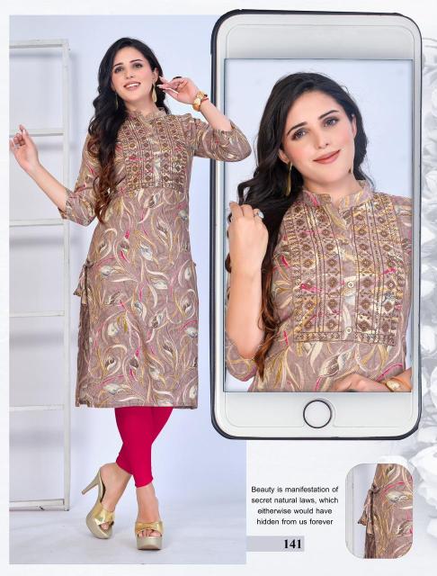 BEAUTY QUEEN GORGEOUS YOU Kurti Wholesale catalog