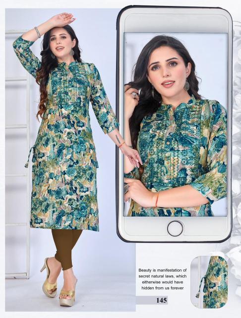BEAUTY QUEEN GORGEOUS YOU Kurti Wholesale catalog