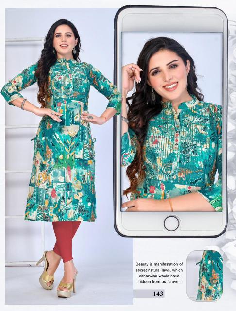 BEAUTY QUEEN GORGEOUS YOU Kurti Wholesale catalog