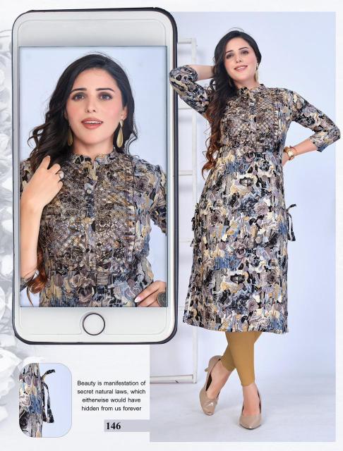 BEAUTY QUEEN GORGEOUS YOU Kurti Wholesale catalog