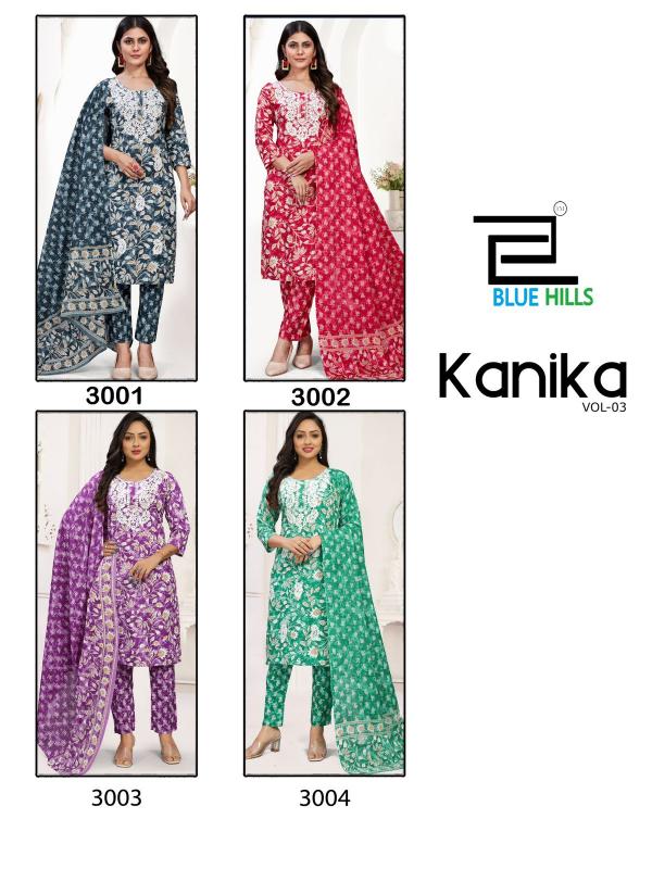 Blue Hills KANIKA VOL 3 Kurti Wholesale catalog