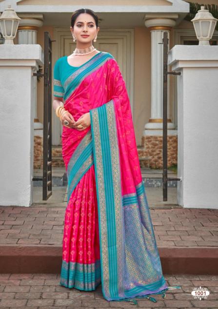 BUNAWAT MEENA SILK Saree Wholesale catalog