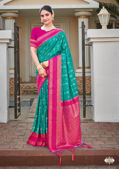 BUNAWAT MEENA SILK Saree Wholesale catalog