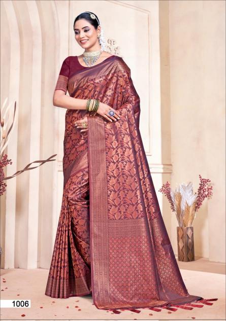 BUNAWAT Rajwadi Vol 09 Banarasi Silk Saree Wholesale catalog