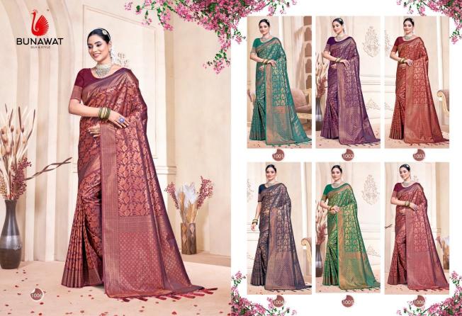 BUNAWAT Rajwadi Vol 09 Banarasi Silk Saree Wholesale catalog