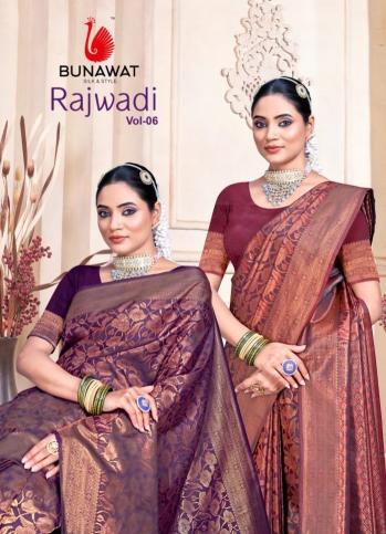 BUNAWAT Rajwadi Vol 09 Banarasi Silk Saree Wholesale catalog