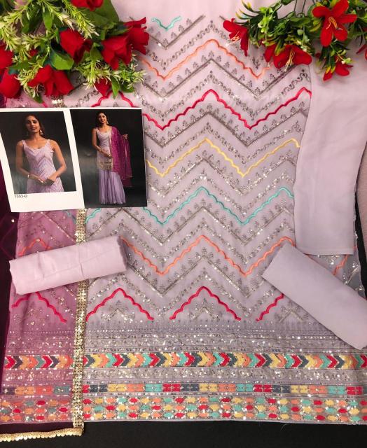 Ct 1003 Georgette Embroidered Salwar Kameez Wholesale catalog