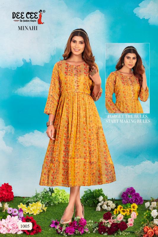 DeeCee MINAHI Kurti Wholesale catalog