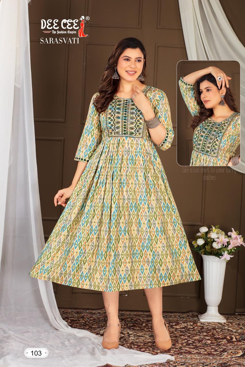 DEECEE SARASWATI Kurti Wholesale catalog