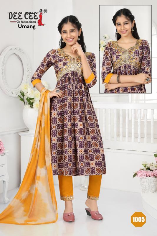 Deecee Umang Modal Chanderi Printed Kurti Bottom With Dupatta Wholesale catalog