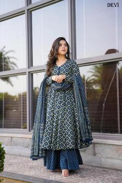 Devi vol 4 Cotton Silk Designer Kurti wholesale catalog