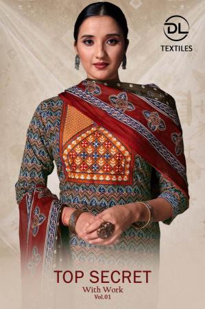 DL Top Secret Vol-1 – Kurti Pant With Dupatta - Wholesale Catalog