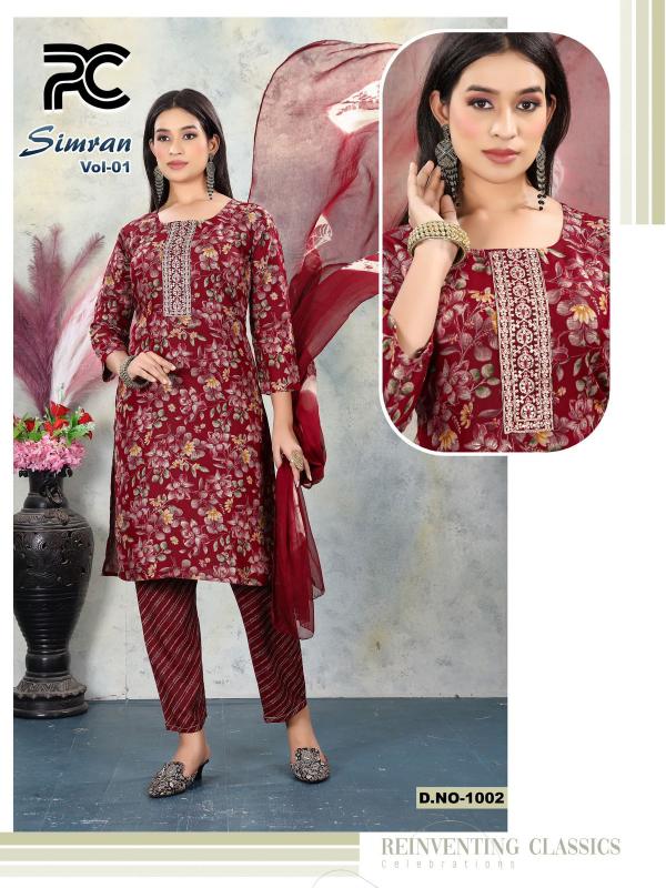 FASHION TALK PC SIMRAN VOL.1.0 Kurti Wholesale catalog