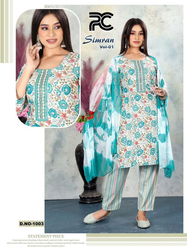 FASHION TALK PC SIMRAN VOL.1.0 Kurti Wholesale catalog