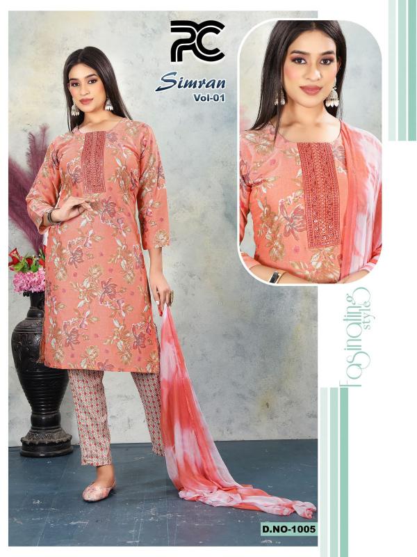 FASHION TALK PC SIMRAN VOL.1.0 Kurti Wholesale catalog