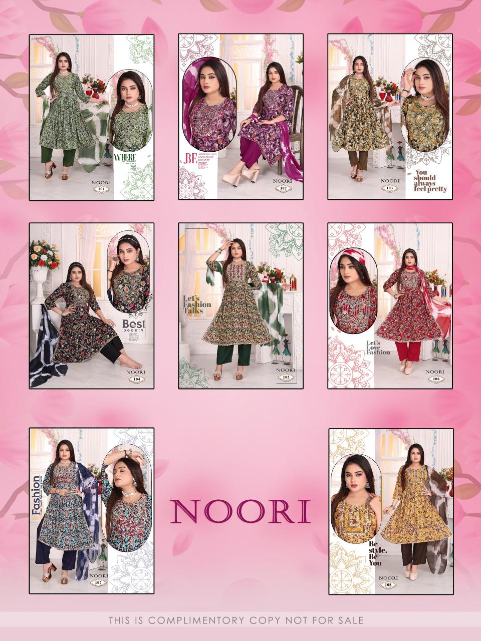 Ft Noori Vol 1 Rayon Printed Kurti wholesale catalog