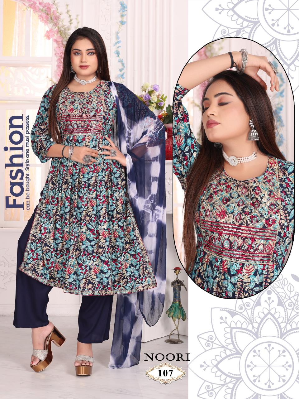 Ft Noori Vol 1 Rayon Printed Kurti wholesale catalog