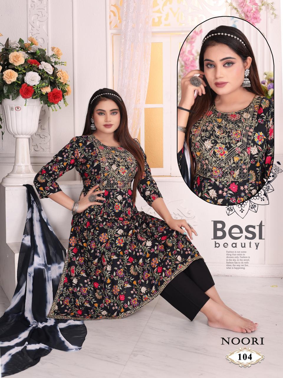 Ft Noori Vol 1 Rayon Printed Kurti wholesale catalog