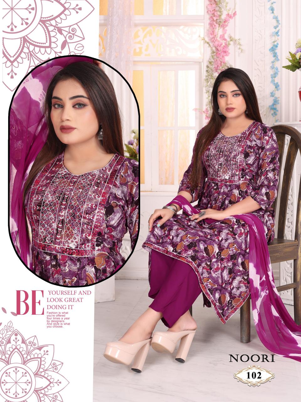 Ft Noori Vol 1 Rayon Printed Kurti wholesale catalog