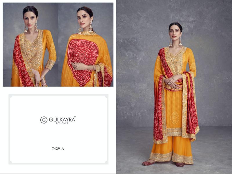Gulkayra Takshvi Chinon Designer Salwar Suits Wholesale catalog