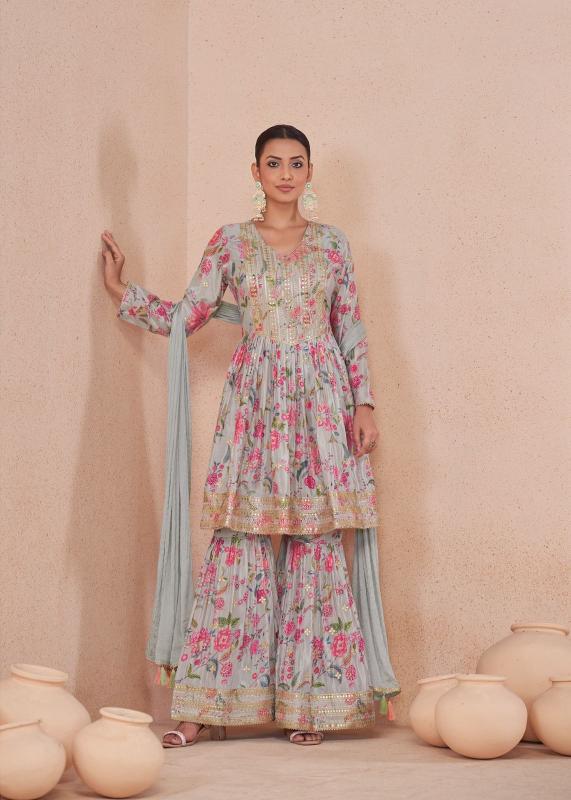 Gulkayra Vanshika Chinon Digital Printed Salwar Suits Wholesale catalog
