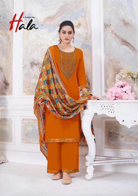 Hala Nigaar Vol 1 Rayon Slub Dress Material Wholesale catalog