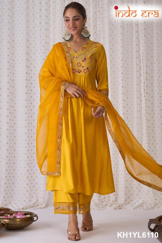 Indo Era 2496 Liva Floral Embroidery Kurti wholesale catalog